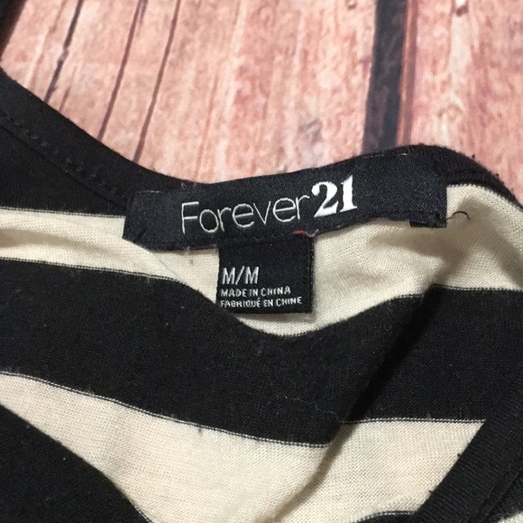 Mini dress- strip with scoop back and front - Picture 3 of 4